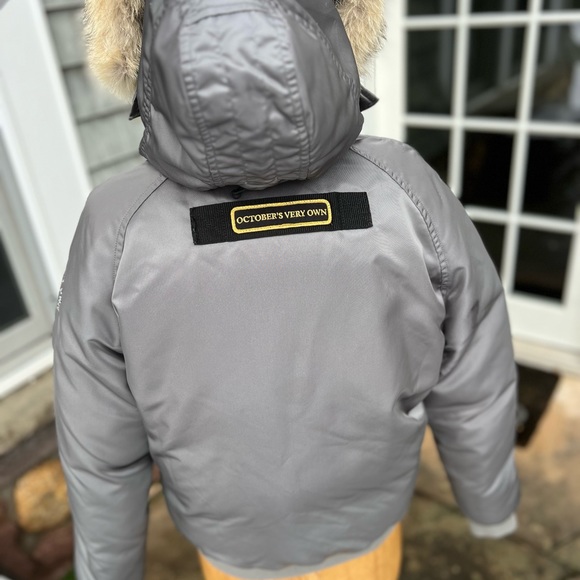 CANADA GOOSE x OVO CHILLIWACK BOMBER SIZE M STEEL GRAY - Picture 2 of 9